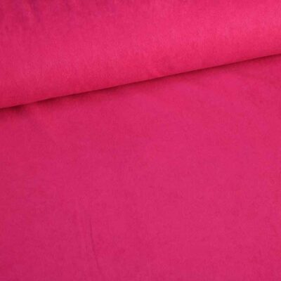 Suedine fabric fuchsia