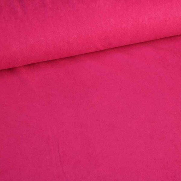 Suedine fabric fuchsia