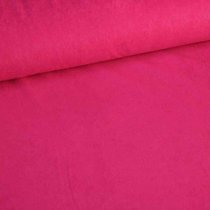 Suedine fabric fuchsia