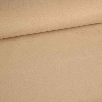 Suedine fabric beige