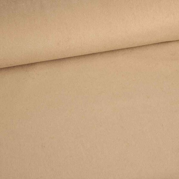 Suedine fabric beige