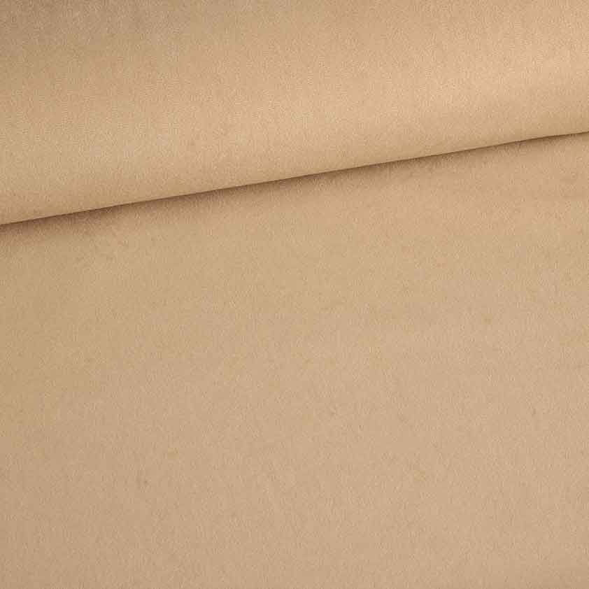 Suedine fabric beige