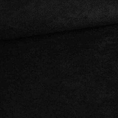Suedine fabric black