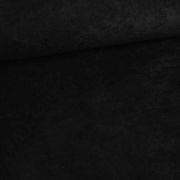 Suedine fabric black