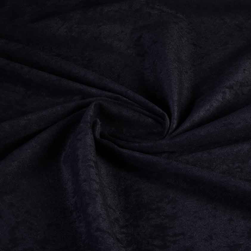 Suedine fabric navy