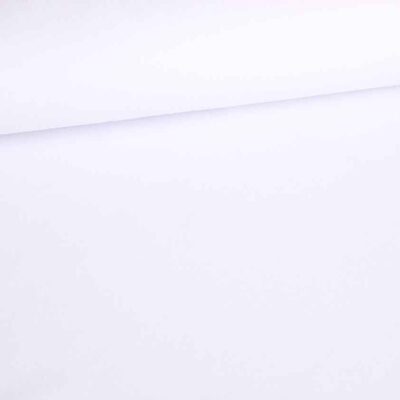 Suedine fabric white