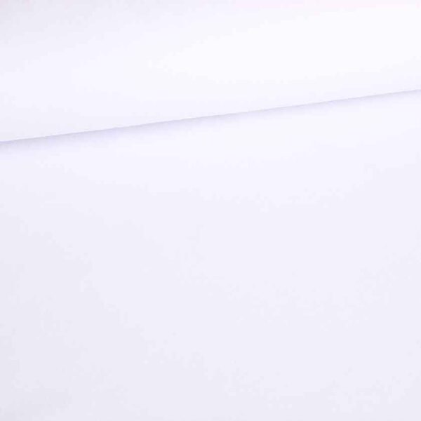 Suedine fabric white