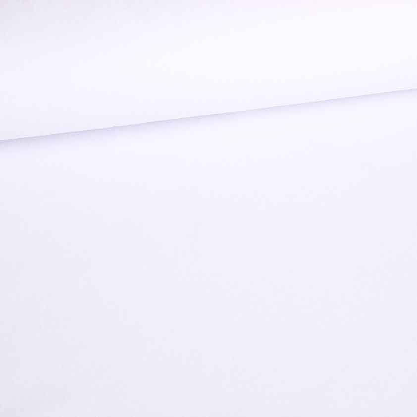 Suedine fabric white