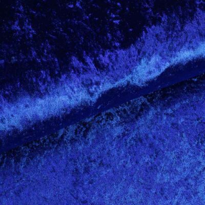 Velours de Panne fabric cobalt