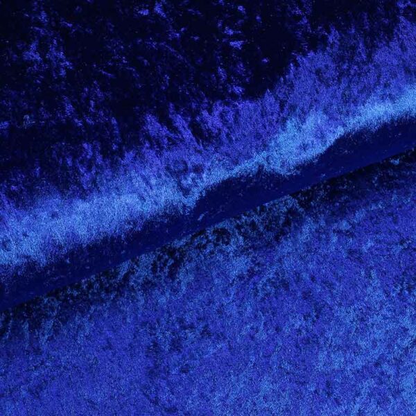 Velours de Panne fabric cobalt