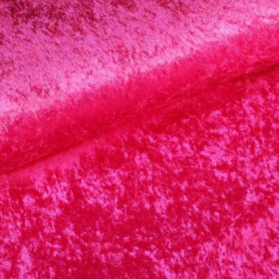 Velours de panne fabric fuchsia