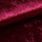 Velours de panne bordeaux