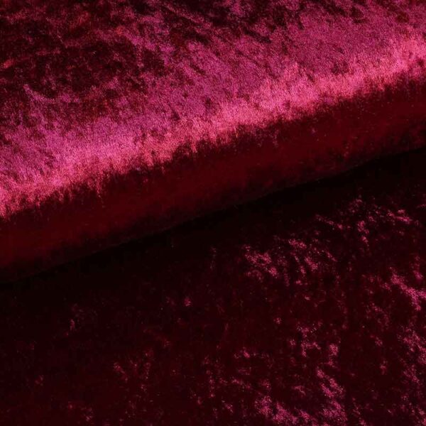 Velours de panne fabric bordeaux