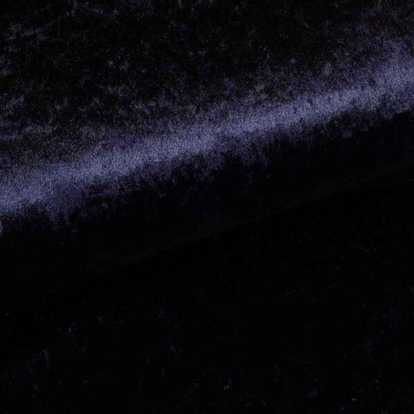 Velours de panne fabric dark blue