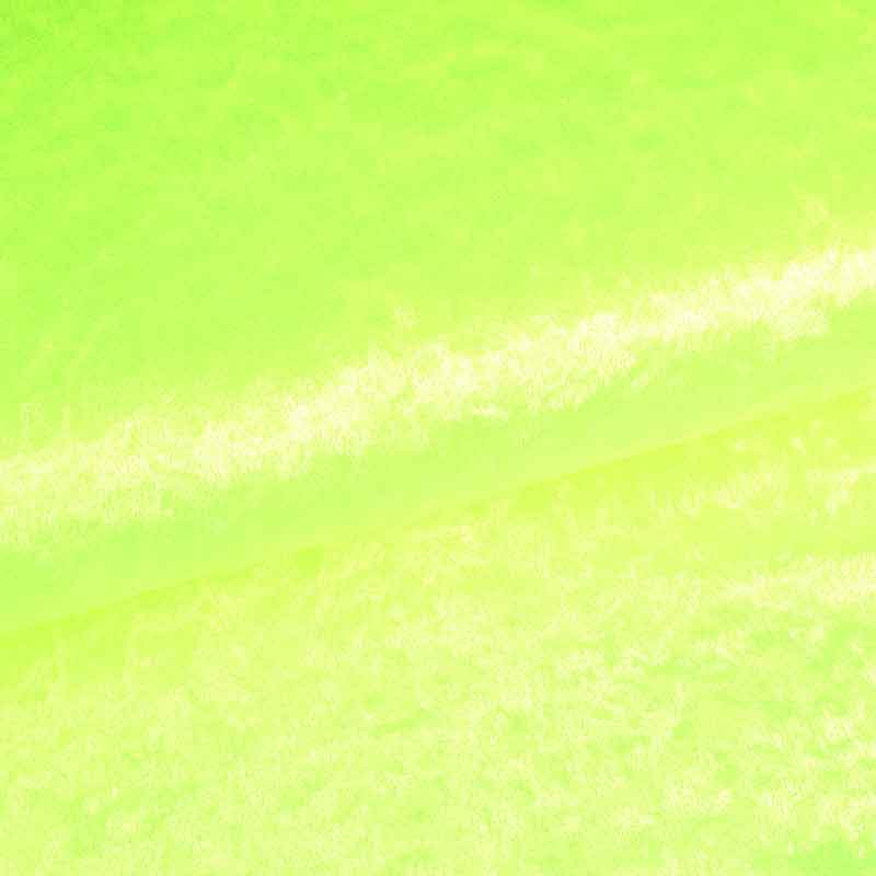Panne velvet fabric fluor yellow