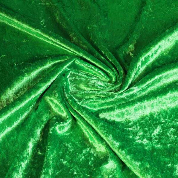 Velours de Panne fabric light green