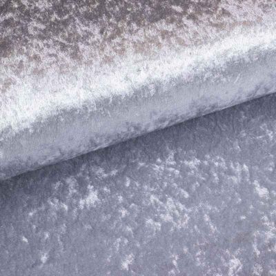 Velours de panne fabric silver