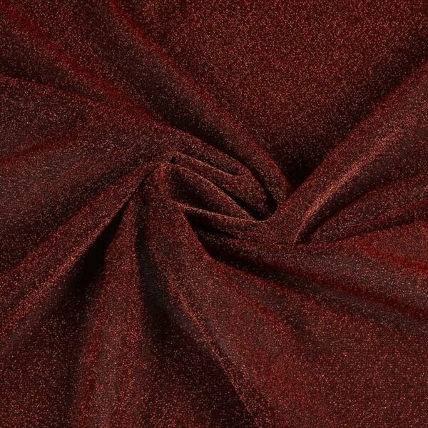 Tricot fabric lurex bronze