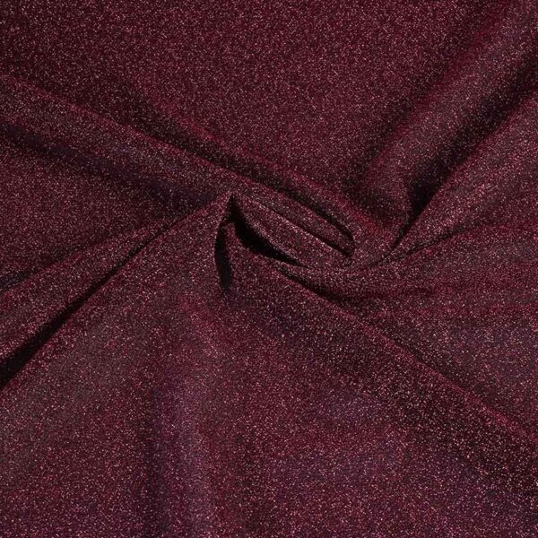 Tricot fabric lurex pink