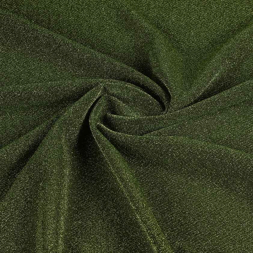 Tricot fabric lurex lime