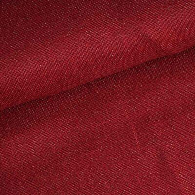 Jute lurex fabric red