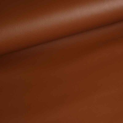 Faux leather cognac