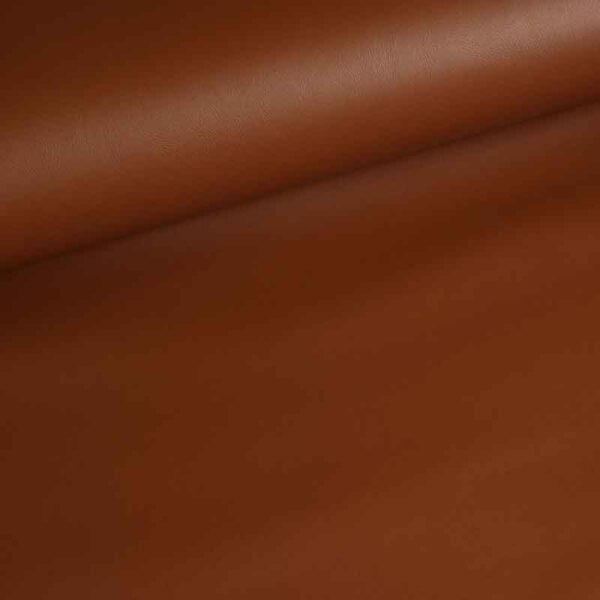 Faux leather cognac