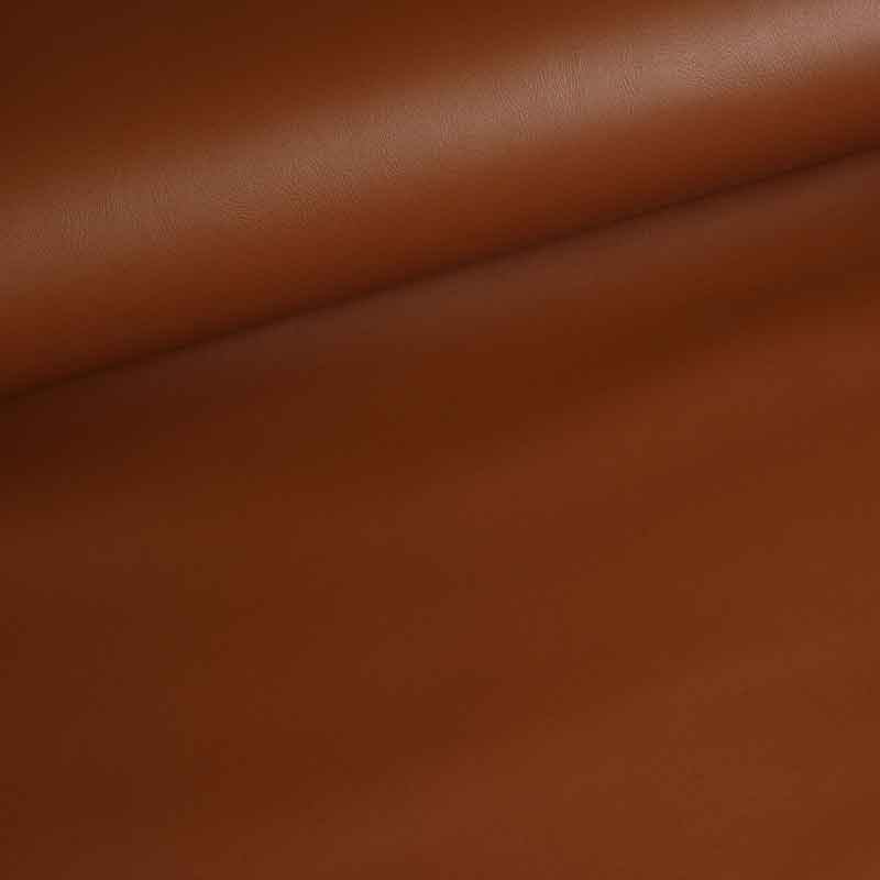 Faux leather cognac