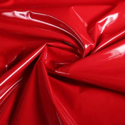 Latex fabric red