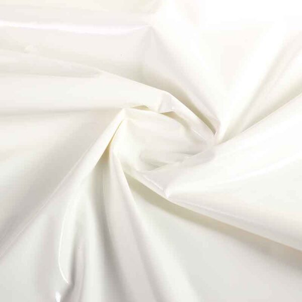 Lacquer fabric white