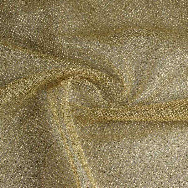 Metallic tulle gold