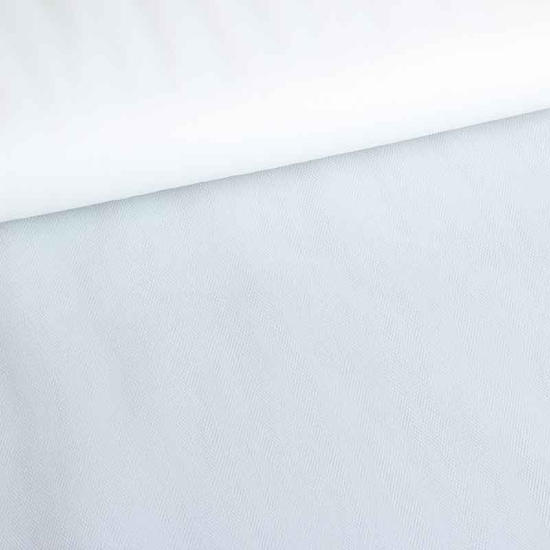 Bridal tulle fabric ecru