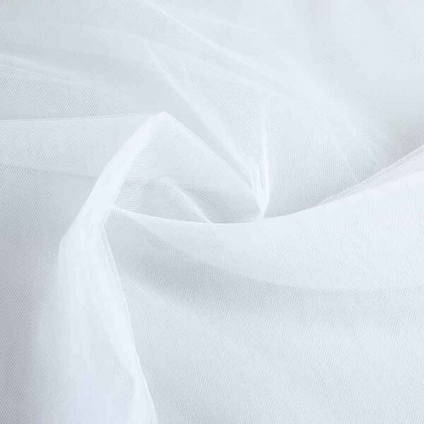 Bridal tulle fabric ecru