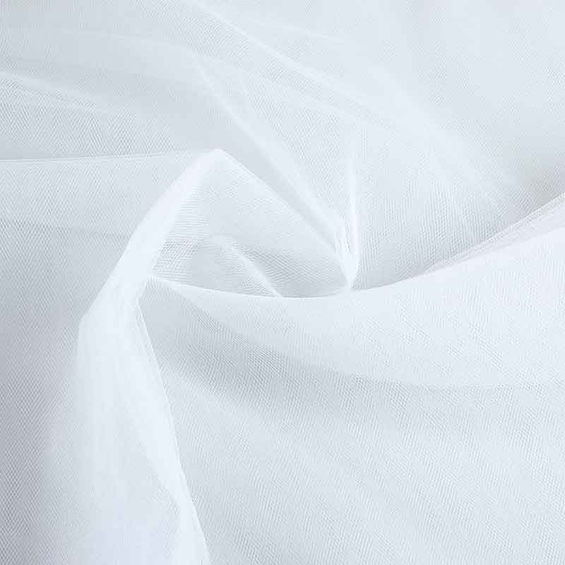 Bridal tulle fabric ecru