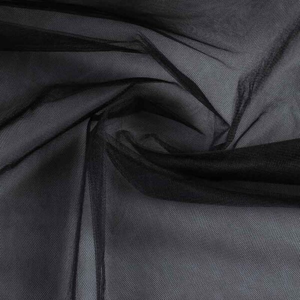Bruidstule fabric black