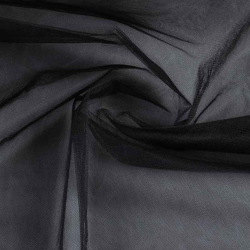 Bruidstule fabric black