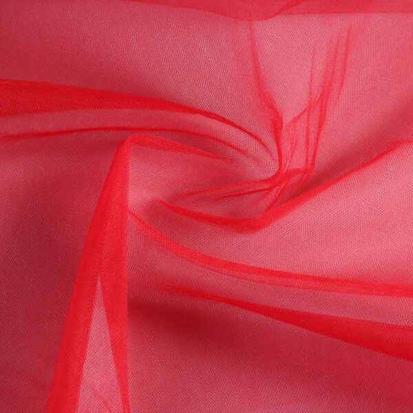 Bridal tulle red