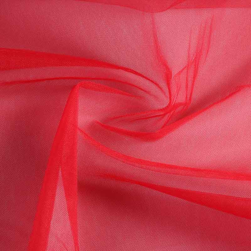 Bridal tulle red