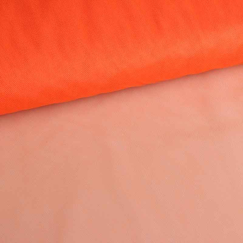 Bridal tulle orange