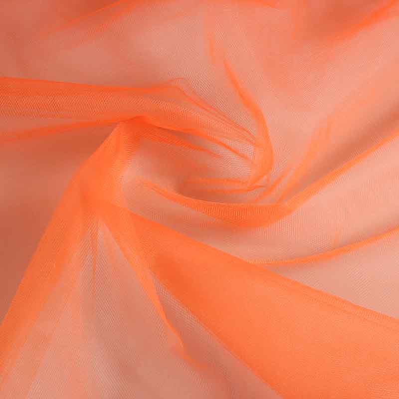 Bridal tulle orange