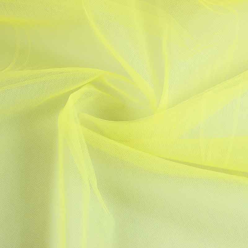 Bridal tulle fabric yellow