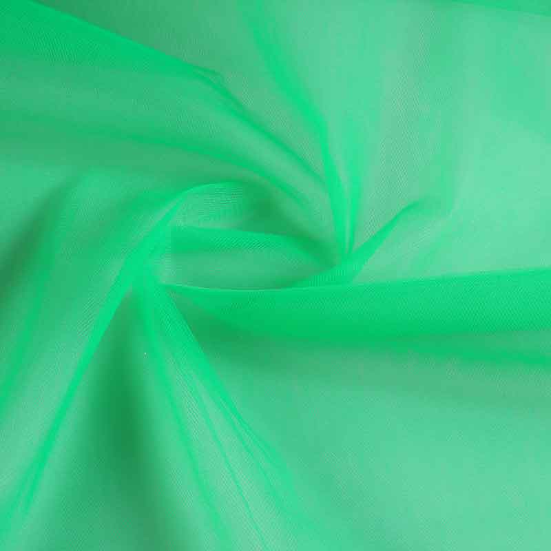 Bridal tulle fabric green