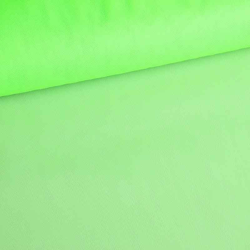 Bruidstule fabric fluor green