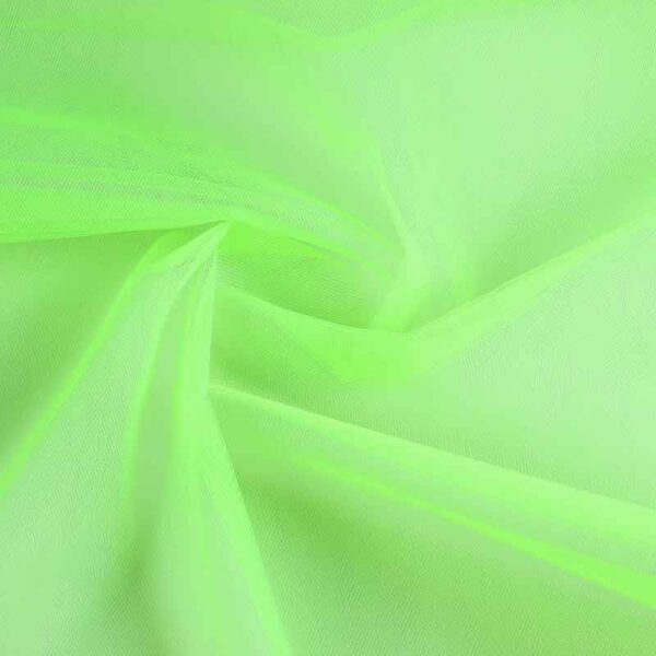 Bruidstule fabric fluor green