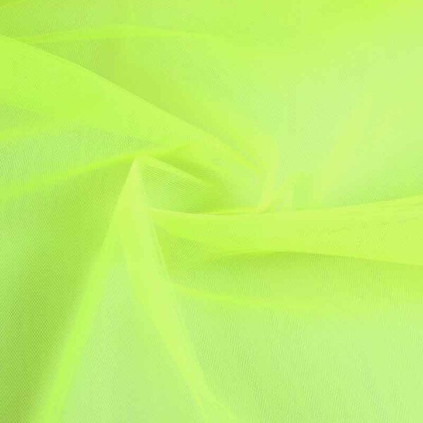 Bruidstule fabric fluor yellow