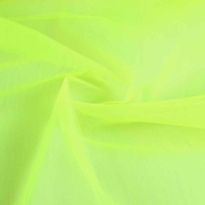 Bruidstule fabric fluor yellow