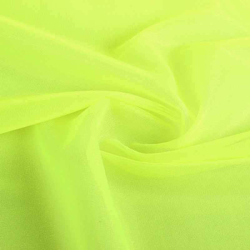 Sparkling tulle fluor yellow