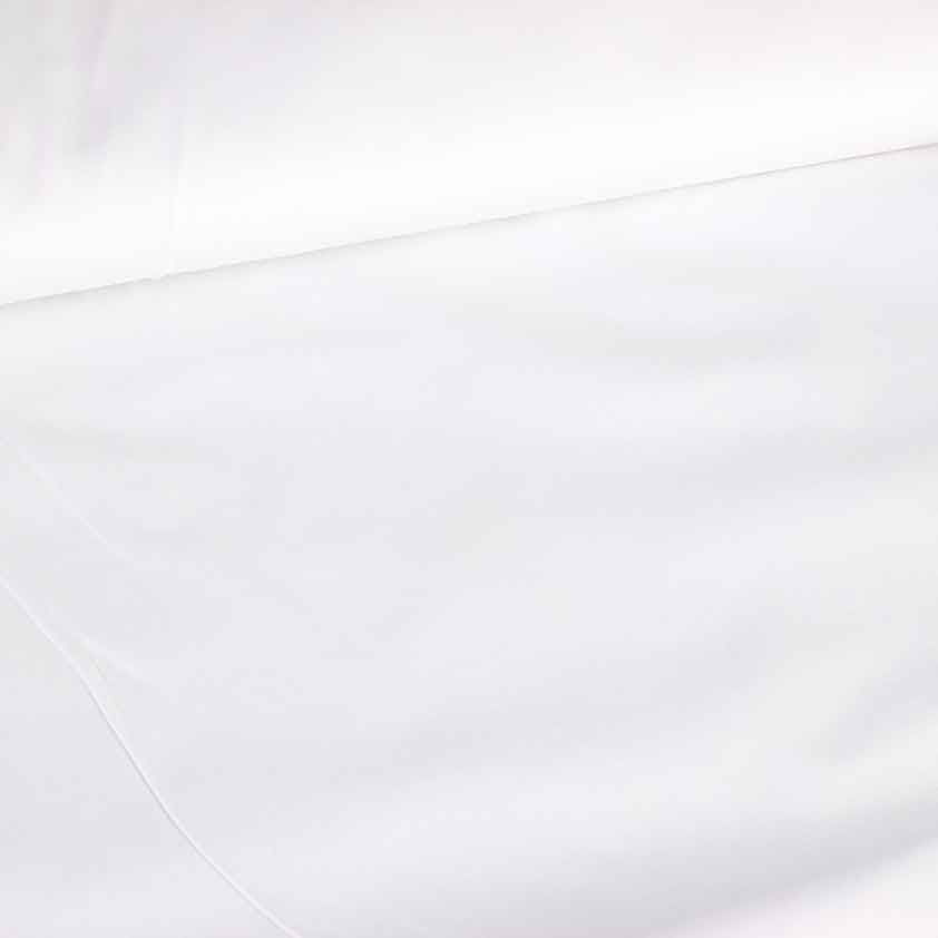 Poplin fabric white