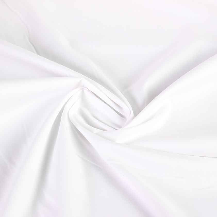 Poplin fabric white