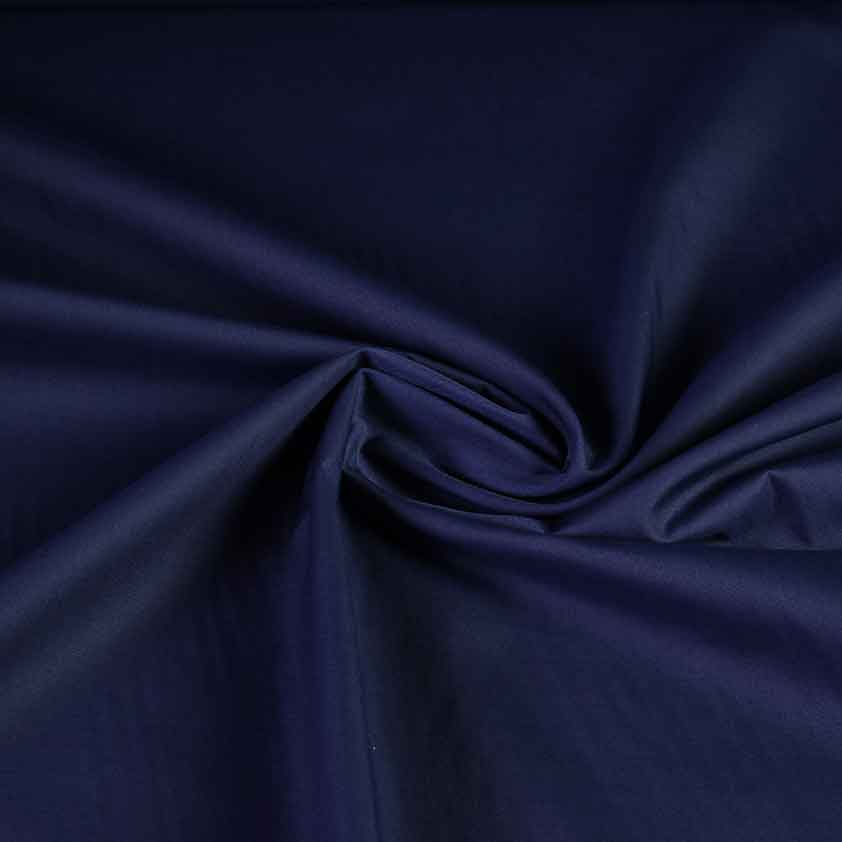 Poplin fabric navy